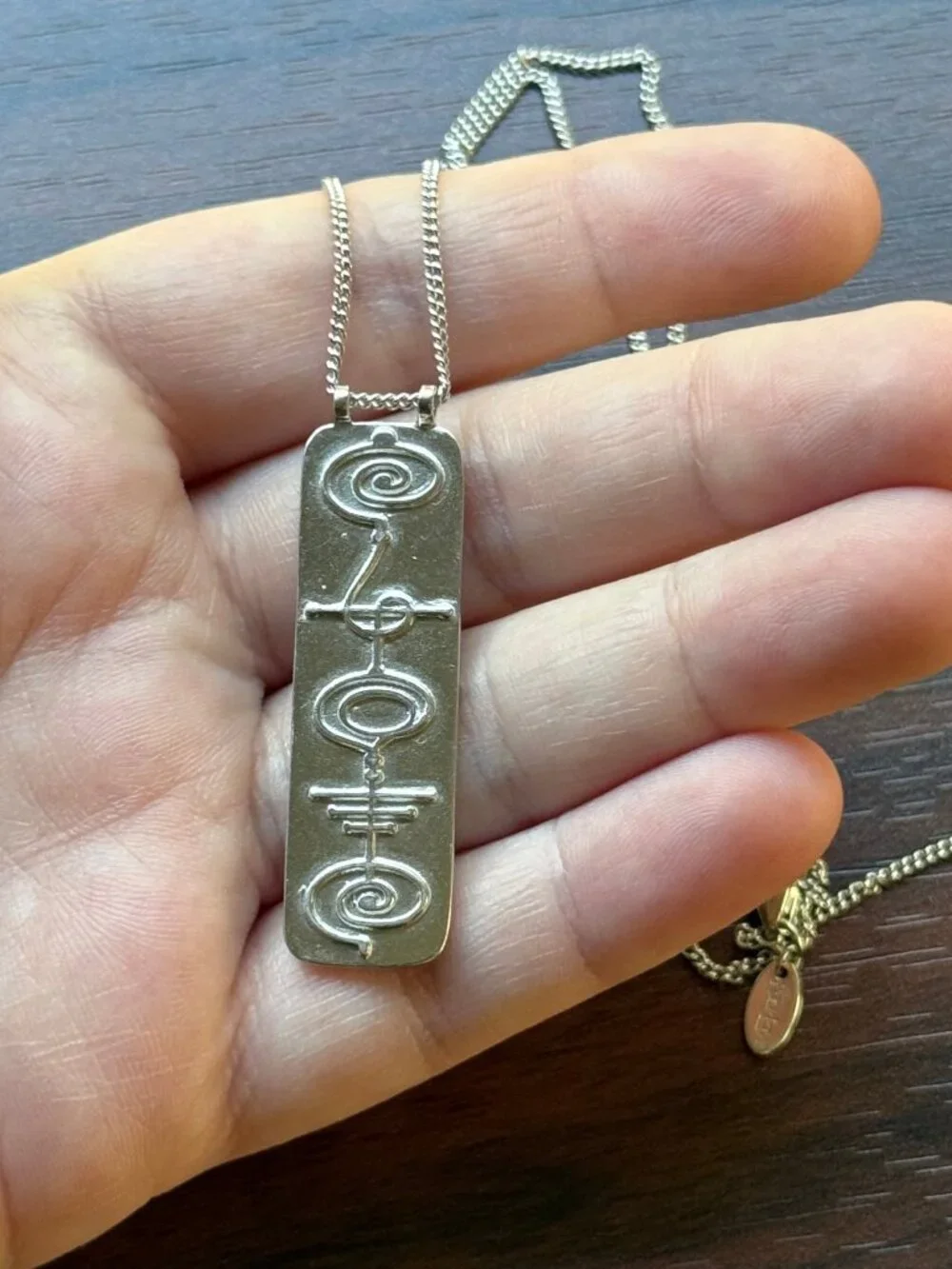 Star Trek Vulcan Mind Meld Necklace Sterling Silver RockLove